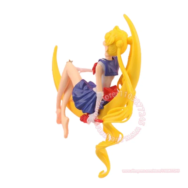 Sailor Moon ensambla juguetes lindo modelo pastel decoración fiesta decorar dibujos animados mano hacer Anime periférico regalos de cumpleaños para niños