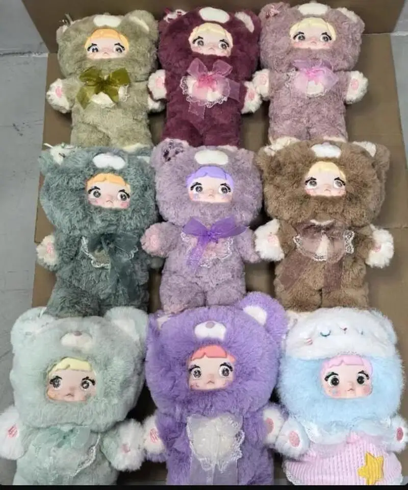 

Genuine Nommi Goodnight Bear Series 400% Blind Box Kawaii Vinyl Plush Doll Cute Collectible Toy Room Decor Gift For Kids Fans