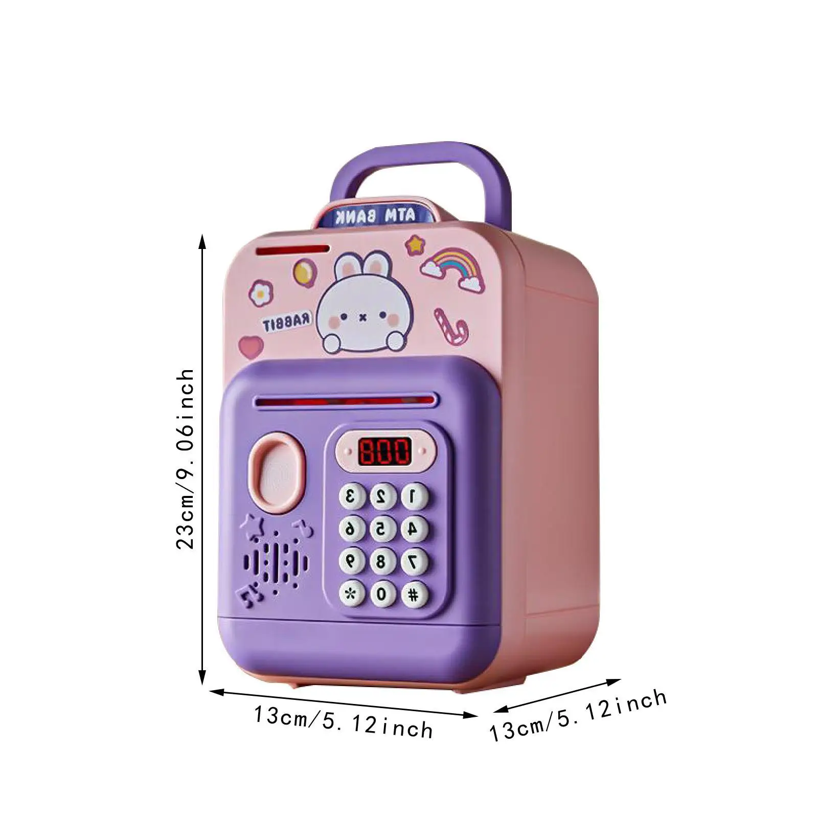 ATM Spaarpot voor Kinderen Spaarmachine Automatische Roll Cartoon Elektrische ATM Spaarpot Spaarpot voor Jongens Meisjes Kinderen Kinderen