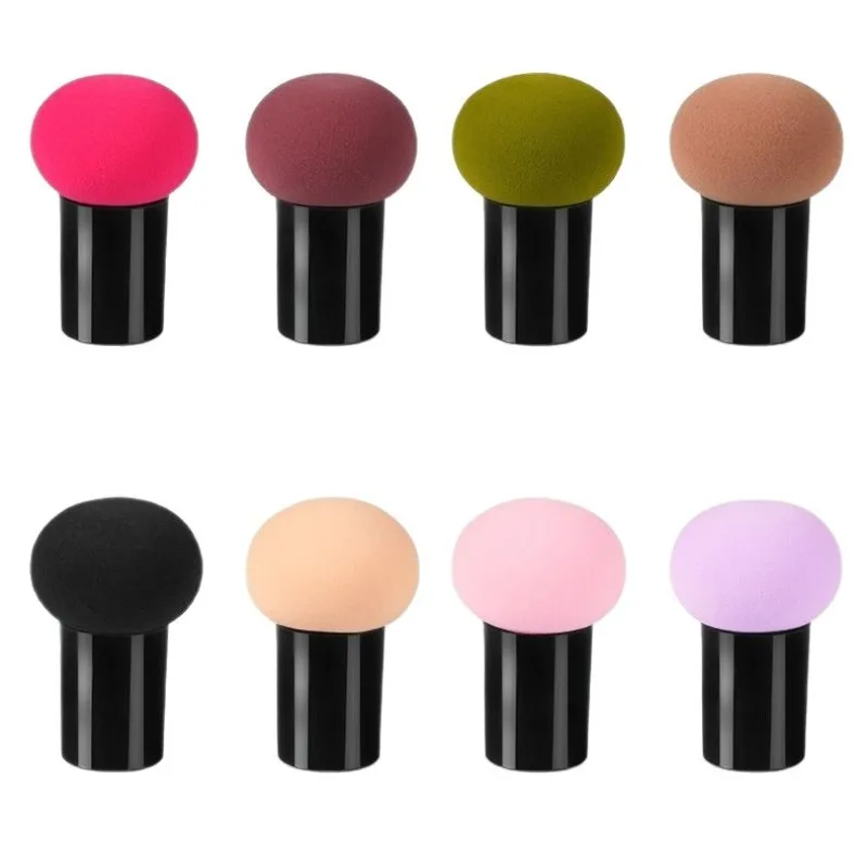 Cabeça de cogumelo pó puff molhado e seco ferramenta de maquiagem esponja pó puff almofada de ar bb creme fundação maquiagem puff
