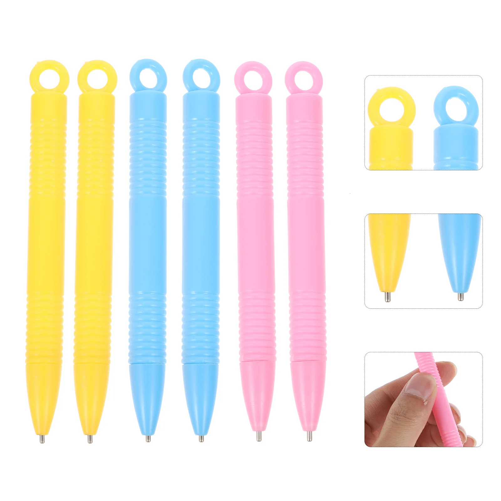 

6 Pcs Magnet Blocks for Toddlers 1-3 Erasable Pens Drawing Doodle Toy Letter Child