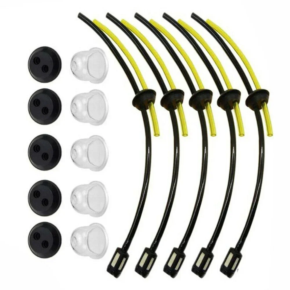 15Pcs/set Brush Cutter Fuel Filter Primer Bulb Gasoline Hose For EINHELL GARDENLINE Grass Trimmer Lawn Mower Spare Parts