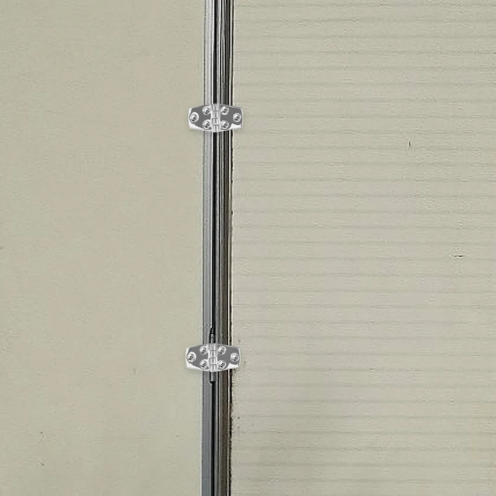 2Pcs Marine Grade Stainless Steel Hatch Hinges Heavy Duty Boat Rv Trailer Cabinet Door Hardware Resistant Polished