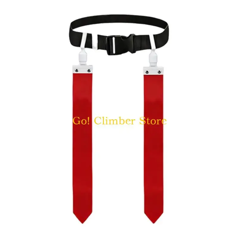 Q84C Soccer Flags Football Belt Flags Soccer Game Waist Belt Soccer Waist Flags Belt Outdoor Flags Multiuse Football Belt