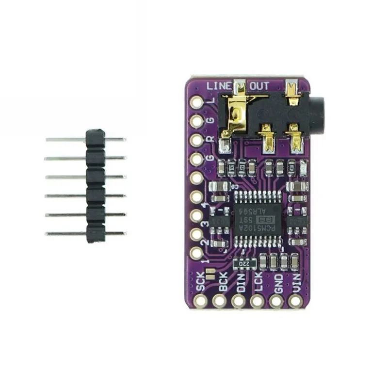 GY-PCM5102 I2S Audio DAC Decoder Board High-Quality Lossless Digital Audio for Raspberry Pi Compatible & Microcontrollers view 4