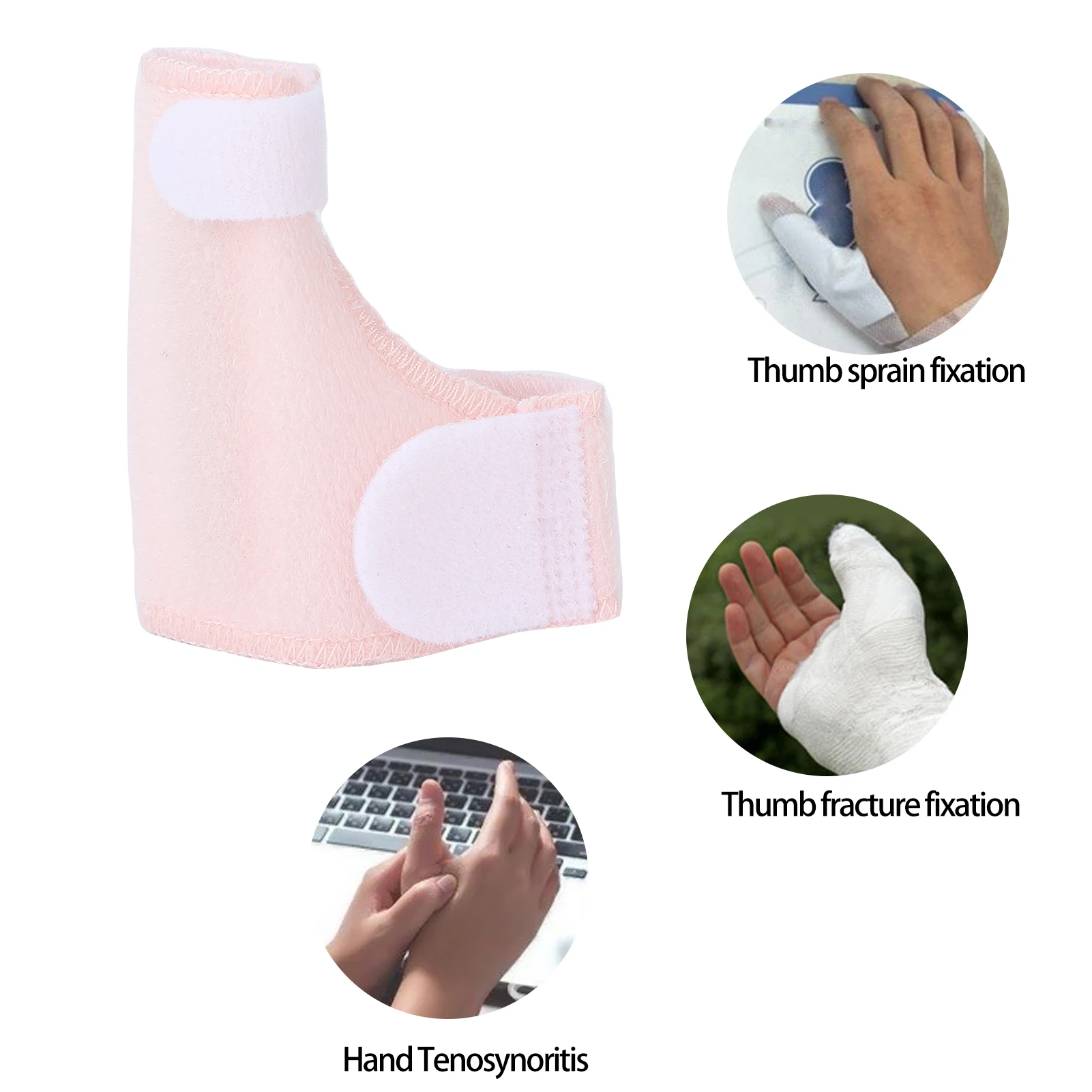 Professional Baby Thumb Brace Sprain Fracture Fixation Infant Children Finger Thumb Support Breathable Thumb Splint Stabilizer