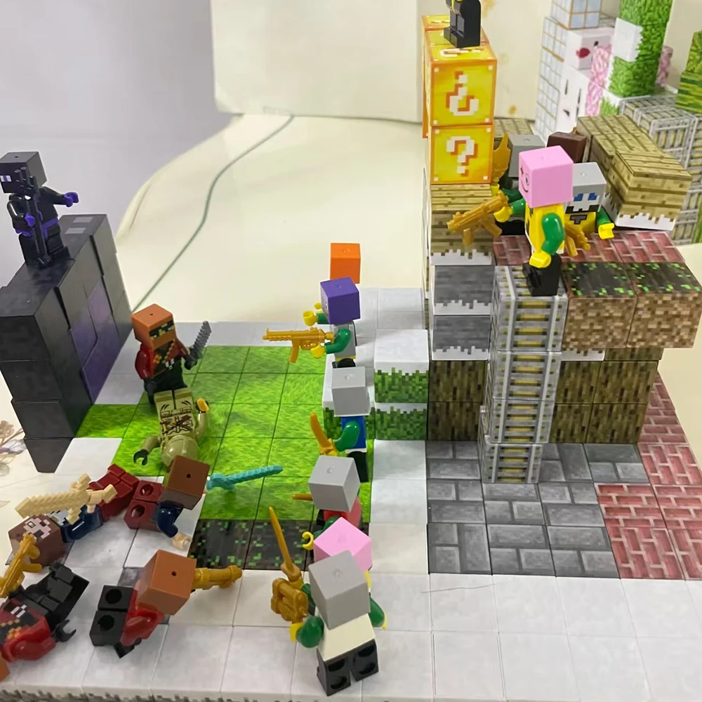 مجموعة ألعاب تجميع شخصية مكعبات بناء مغناطيسية لغز أطفال مغناطيسي عالي DIY ألعاب صغيرة متنوعة ألعاب مغناطيسية