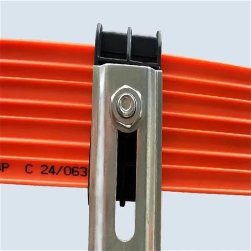 CRANE ACCESSORIES Seamless Sliding Contact Line Dedicated 3/4/5/6-level Electrical Rail Clamp I-Shaped Bracket 7-Shaped HOLDER