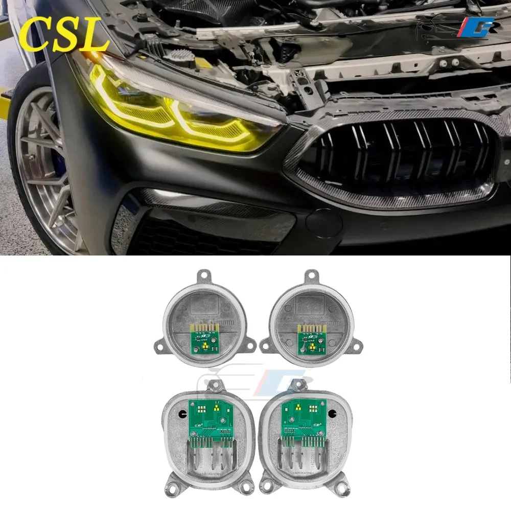 

DeBaoHui CSL Style Lemon Yellow DRL Daytime Running Lights For BMW F91 F92 F93 M8 G14 G15 G16 8Series LED Chips
