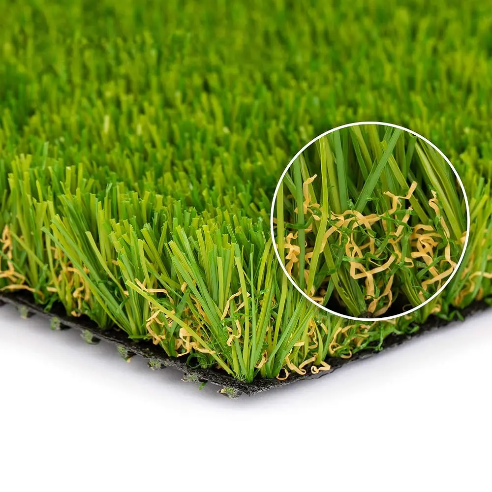 

Realistic Artificial Grass Rug, 1'X11' Carpets For Indoor And Outdoor Use, 1.25"" Pile Height Soft And Lush Natural Looking