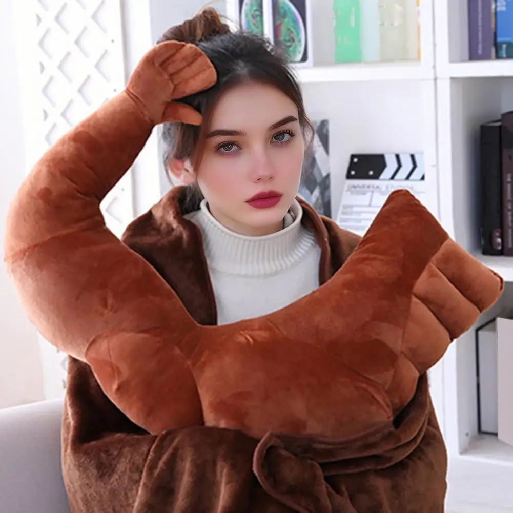 Neck And Shoulder Support Arm Pillow Boyfriend Arm Pillow Stuffed Men Body Shape Pillows Hunky Chest Pillow Soft Fabric Pillows