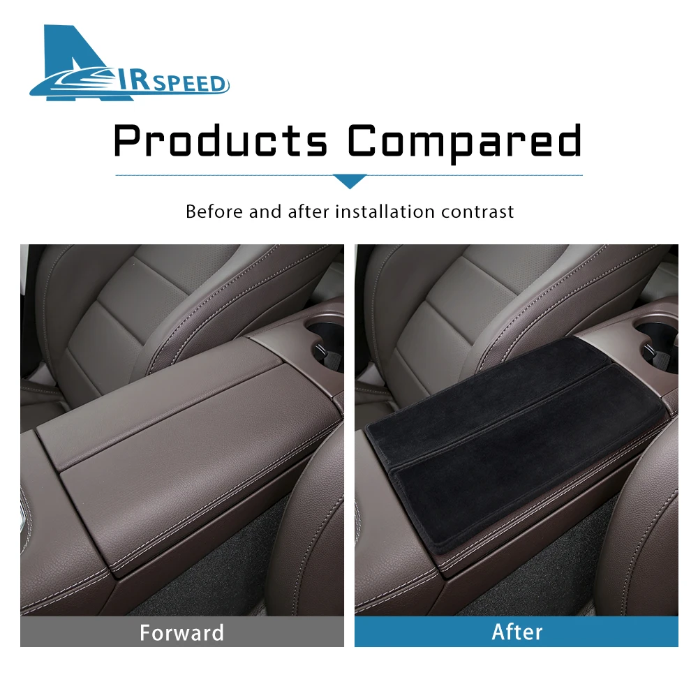 Car Armrest Cushion For Mercedes Benz A C E S Class GLE GLB GLA W205 W206 W213 W167 W223 W177 H247 X247 2015-2022 Accessories