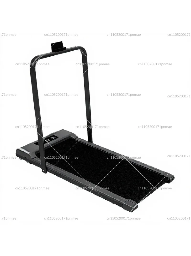 Compact Under Desk Treadmill with LED Display, Remote Control, and Handle Bar for Walking and Running