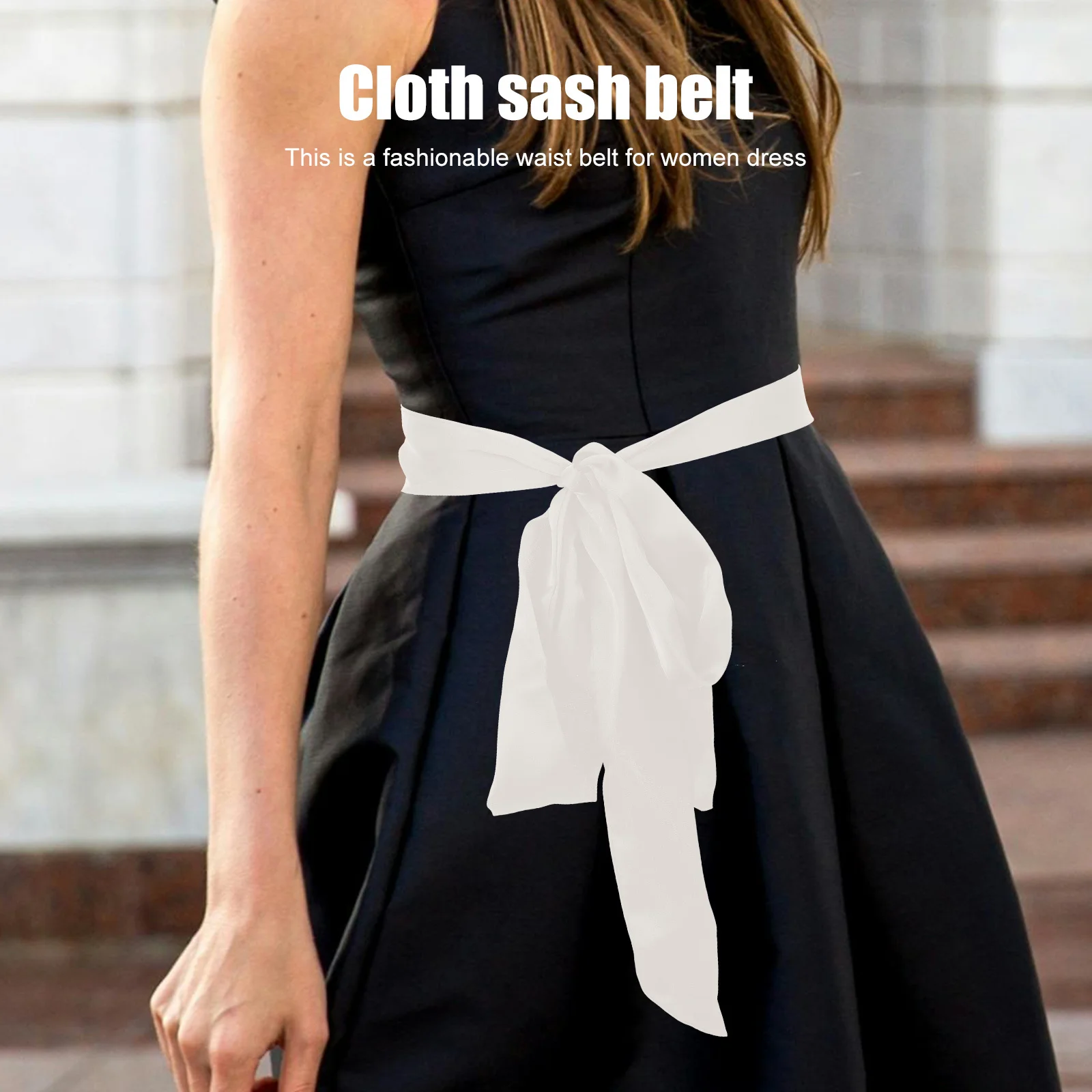 4 قطعة حزام وشاح الحرير الزفاف الخصر التعادل الشريط لفستان الزفاف رداء طويل القماش حزام المرأة أحزمة وشاح رسمي لفساتين