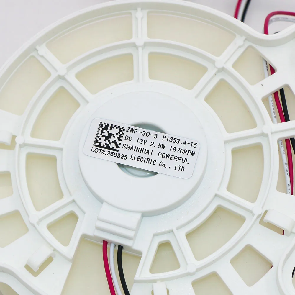 

New Refrigerator Parts Fan Motor ZWF-30-3 DC12V 2.5W 1870RPM MeiLing Athena Dispenser Refrigerator Fan Motor Refrigeration Fan