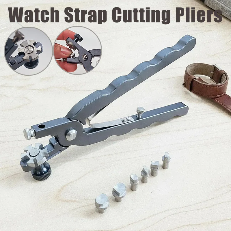Watch Leather Strap Cutting Pliers Adiusting Remover Band Cutter Watchmaker Pliers Repair Tools