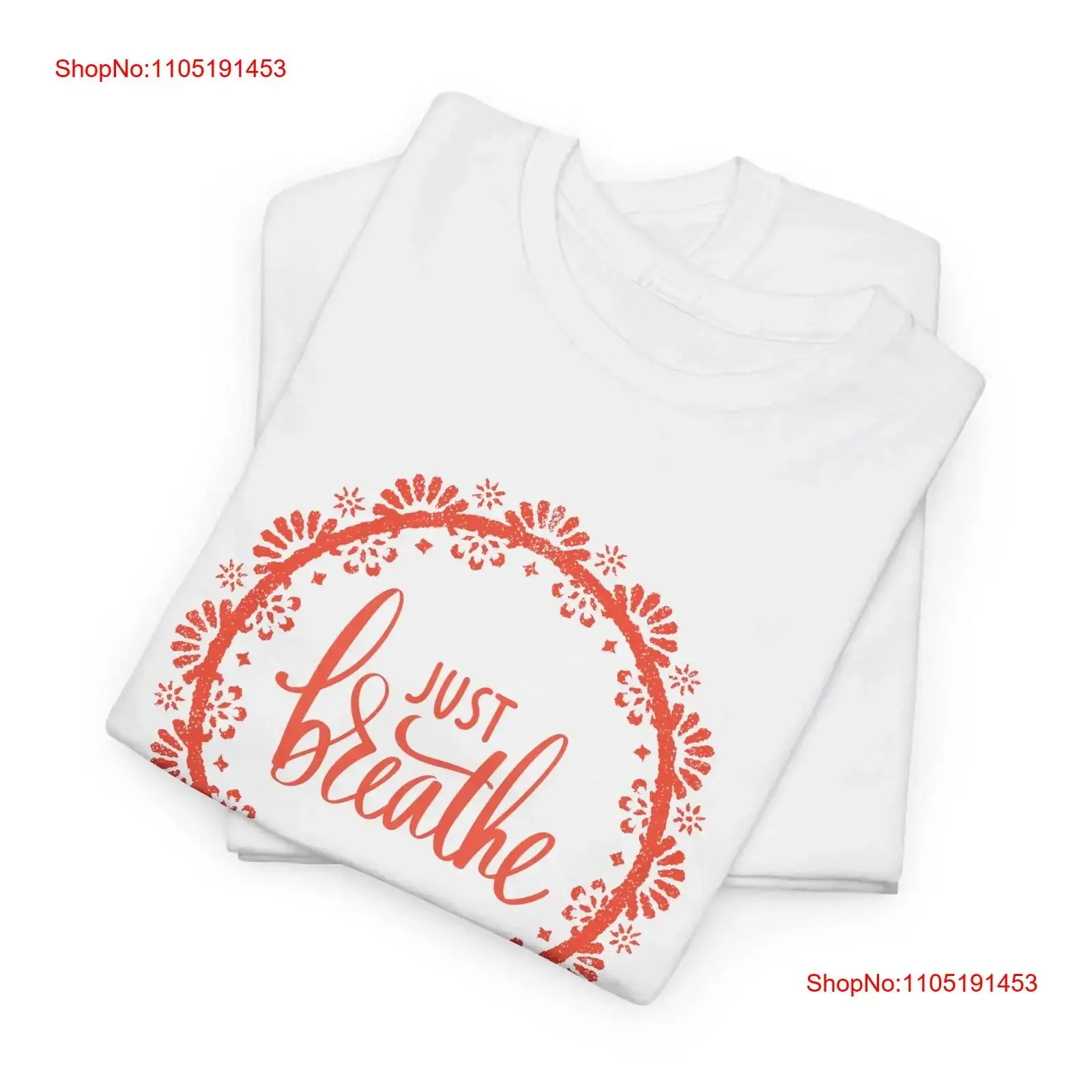

Женская футболка из плотного хлопка «Просто дышать», винтажный стираный эластичный топ для повседневной носки, повседневная мода