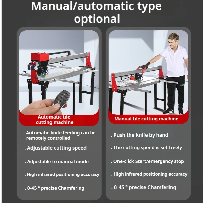 1200mm  Automatic Desktop Tile Cutting Machine Ceramic Granite Marble Water Knife Cutting High-quality Stone Tools