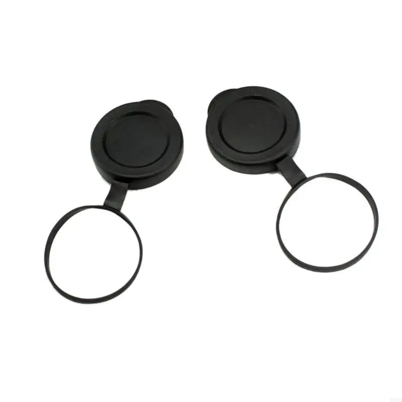 D0AD 1Set Silicone Eyepiece Dust Caps 42-45mm Inner Diameter Decorative Accesories 52-55MM Objective Lens Covers