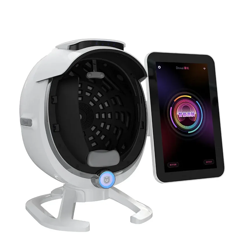 フルフェイス3D AI肌分析マシン 顔テスター スキャナー フェイスミラーデバイス 肌分析機 bitmoji肌分析機