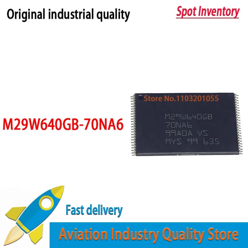 2~10pcs/lot 100% New M29W640GB M29W640GB-70NA6 M29W640GB70NA6 M29W640GB70NA6E tsop-48
