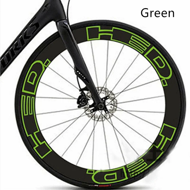 MTB Road Bike Wheels Stickers for HED Rim 30/40/50mm Vinyl Waterproof Sunscreen Bicycle Cycling Accessories Decals