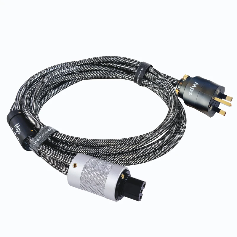 MPS Arthur Power cord 6N OCC Graphene-copper Composite Cable Red Copper Gold-plated Plug Audio Power Amplifier DAC Power Cable