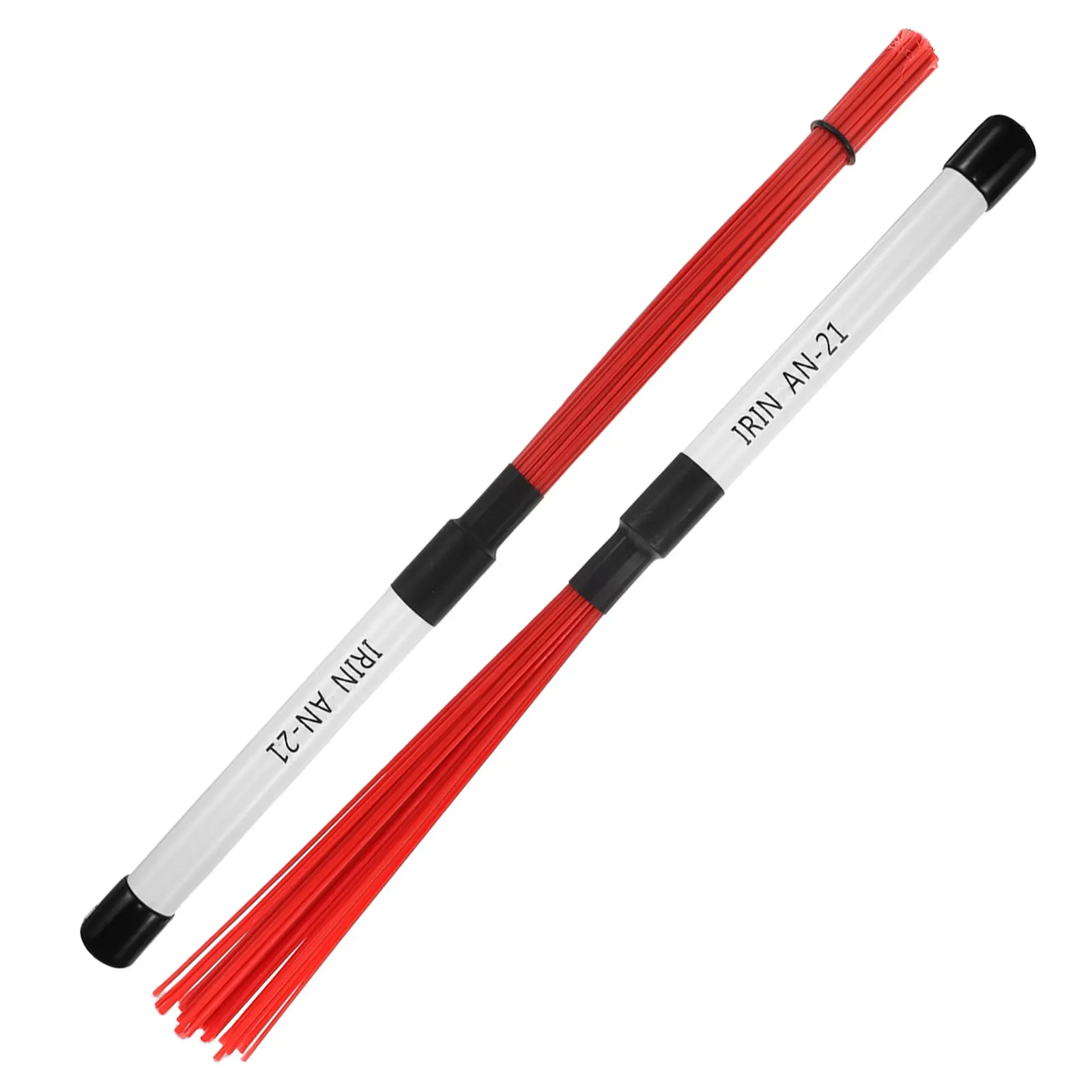 

1 Pair Jazz Drum Brushes Nylon Brush Sticks for Snare Drums Acoustic Percussion Accessories Drum Brush Tools for Practice