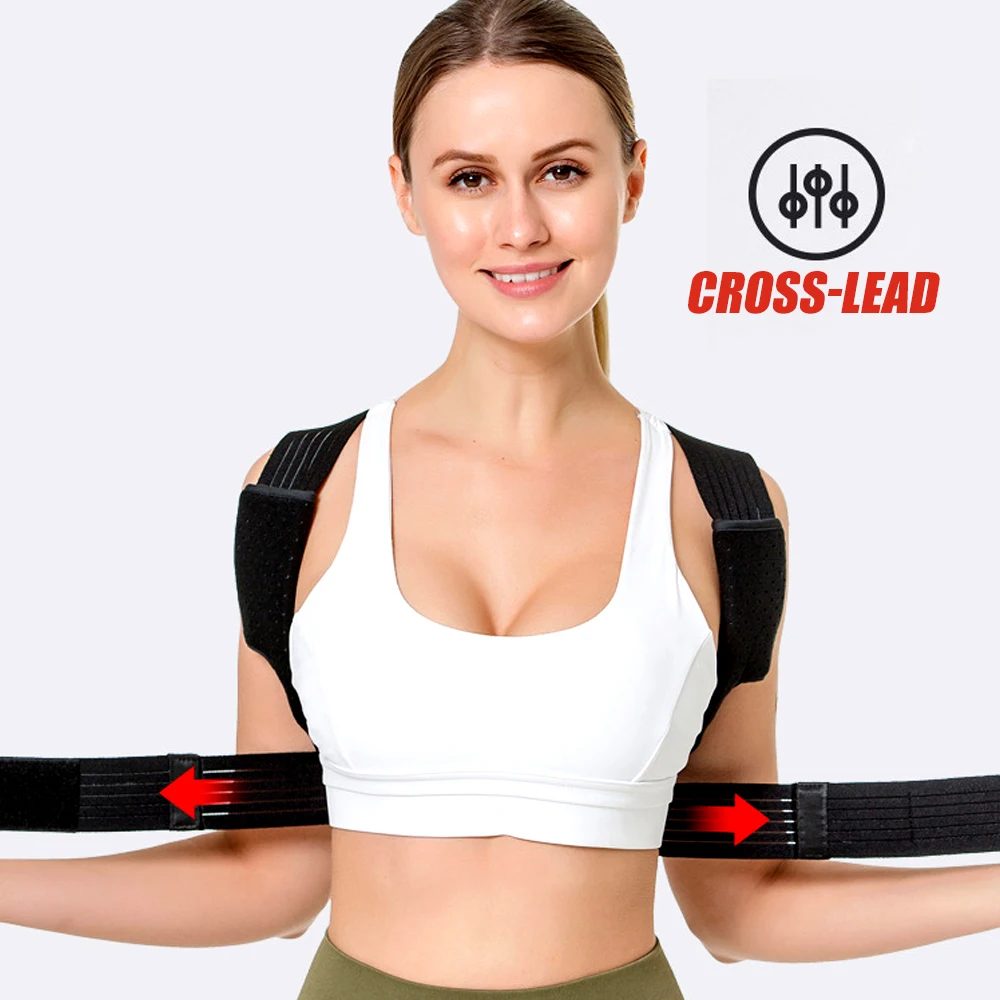 1Pcs Posture Corrector for Men & Women - Back Posture Brace, Support Straightener for Spine, Back, Neck, Clavicle and Shoulder