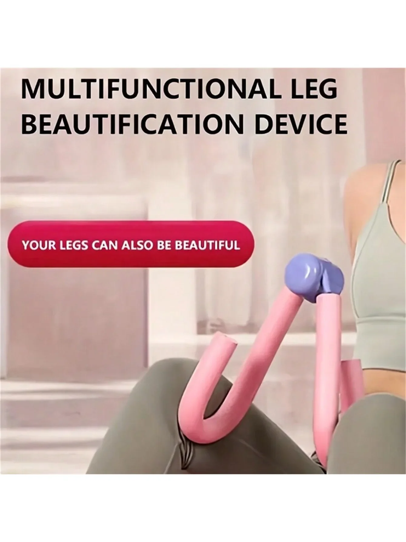 Pelvic Floor Muscle Trainer and Thigh Exerciser for Postpartum Recovery, Body Shaping, and Leg & Butt Training - Strengthen and