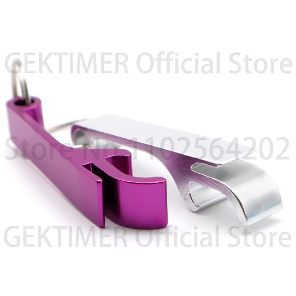 Wholesale 100/50/20Pc Personalized Logo Beer Bottle Opener Keychain Customized Name Beverage Wedding Party Favor Gifts