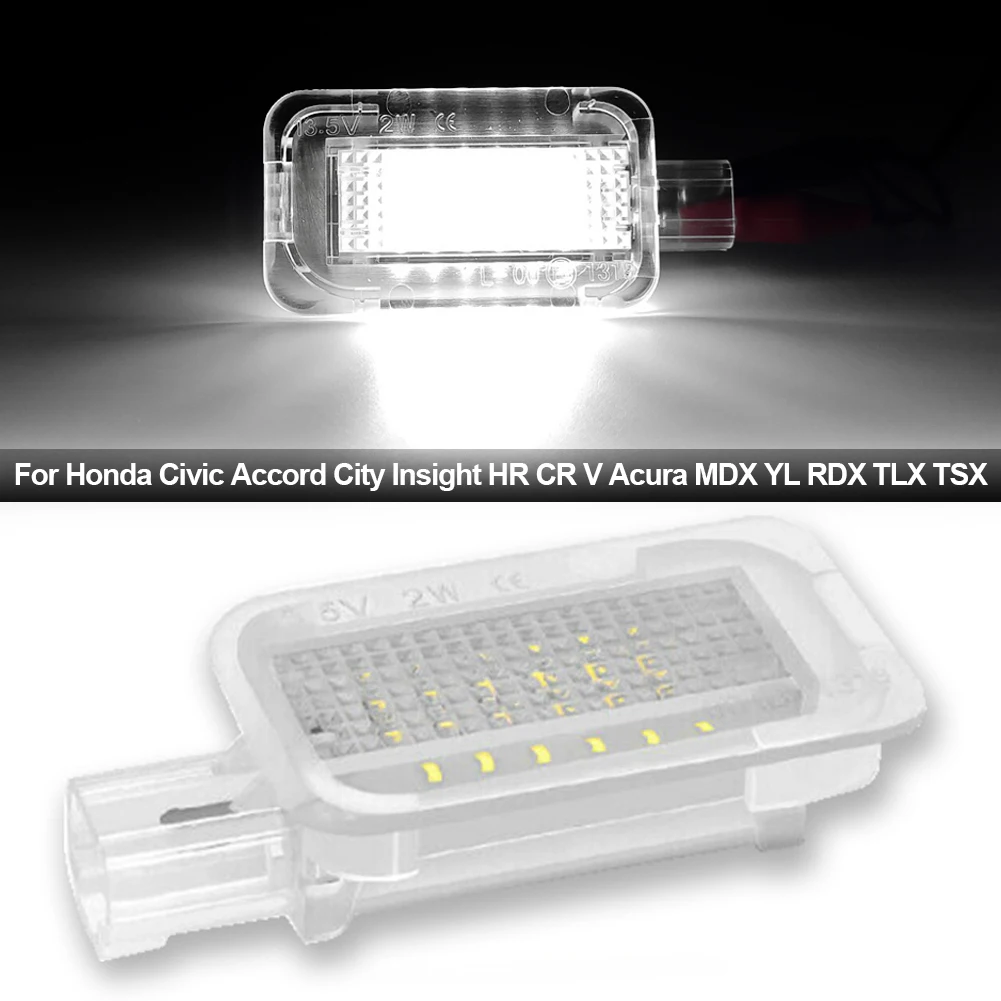 For Honda Civic Fit Jazz Accord City Insight HR CR V Acura MDX YL RDX TLX TSX LED Luggage Compartment Interior Light Trunk Lamps