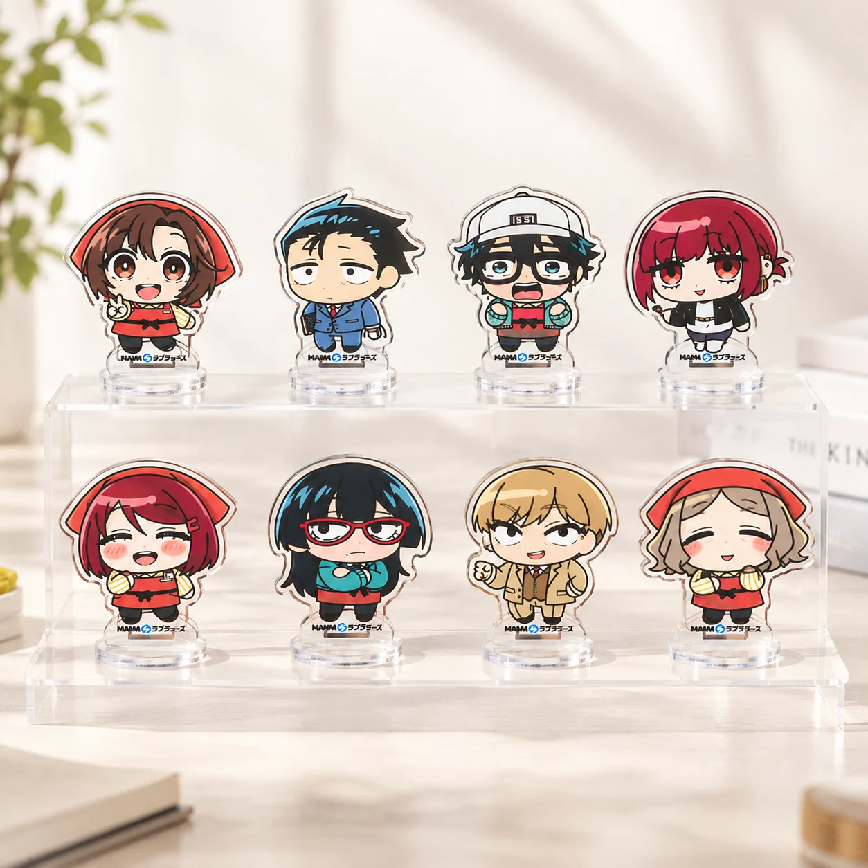 Anime Behind the Supermarket, Smoking with You 10cm Acrylic Stand Sasaki Tabletop Decorations Accessories Decor Gifts Key chain