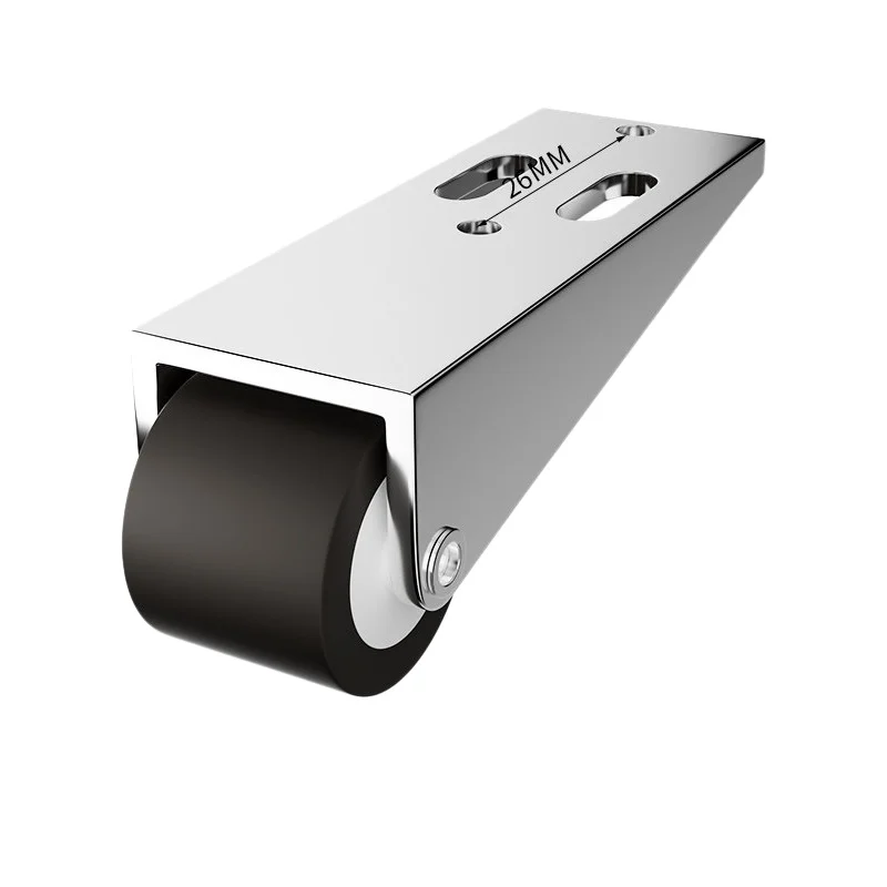 

Support Sliding Door Sagging Bottom Wheel Track Pulley Door Guide Rail Smooth Push Telescopic Silent Rubber Wheel