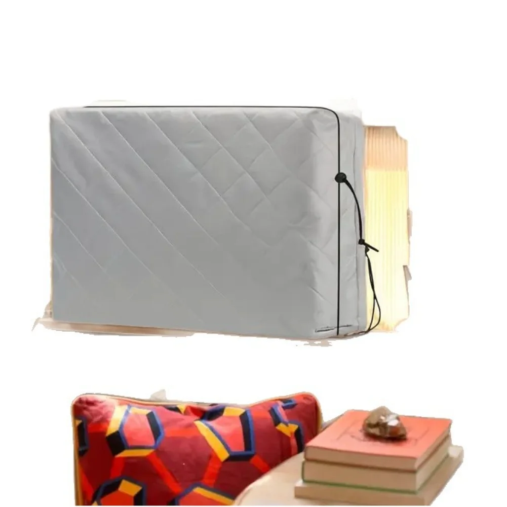 1 قطعة غطاء غبار تيار متردد شامل مع أربطة وفتحات كابل غطاء غبار تيار متردد × 1 43*33*9 سم، 53*38*9 سم، 63*43*9 سم، 71*50*9 سم