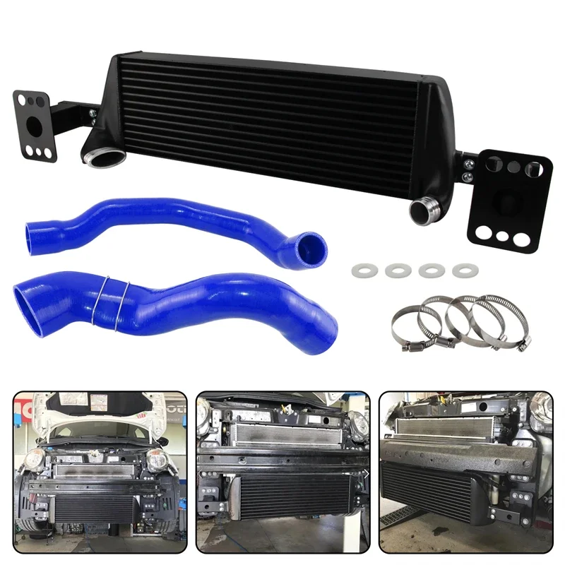 Aluminum Competition Intercooler Silicone Hose kit For Fiat 500 Abarth 1.4 Turbo 99 KW/135 PS 2008+ Black/Blue/Red