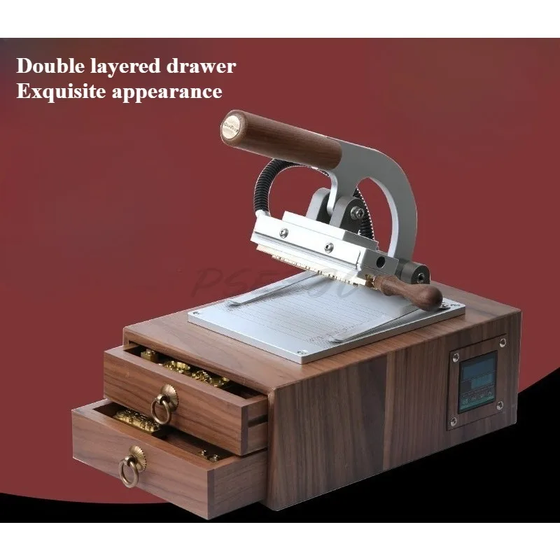 WT-90XT Box Type Hot Seal Machine Leather Goods Number Plate Wallet Typeface Multifunctional Hot Stamping Machine - Image 4