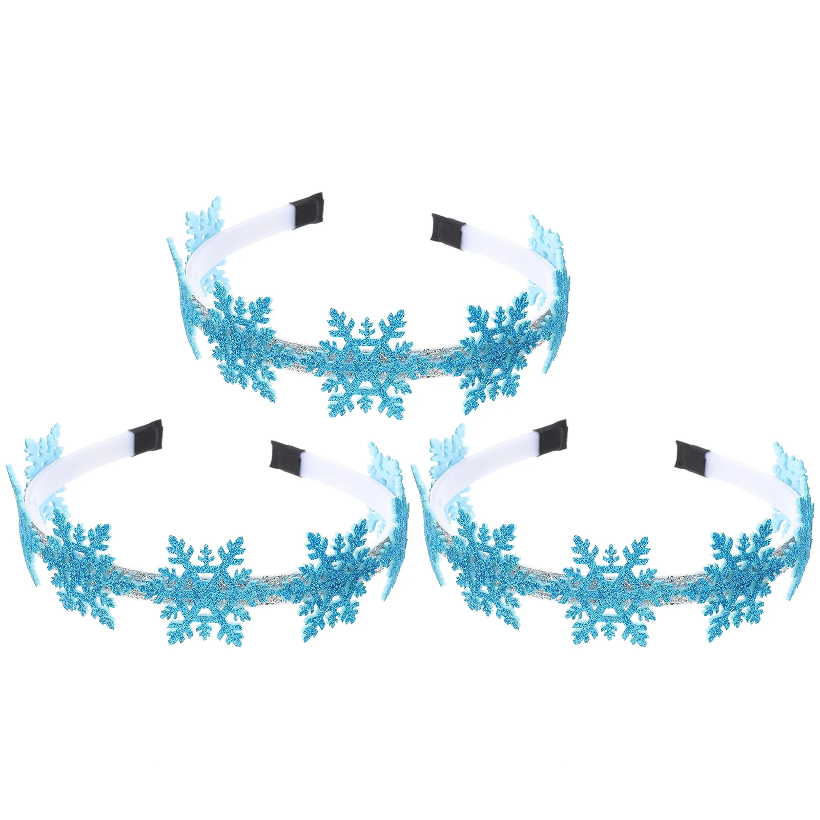 

Christmas Snowflake Headband Xmas Party Hair Accessory Headdress Hairband Cosplay Decor Clasp Clips