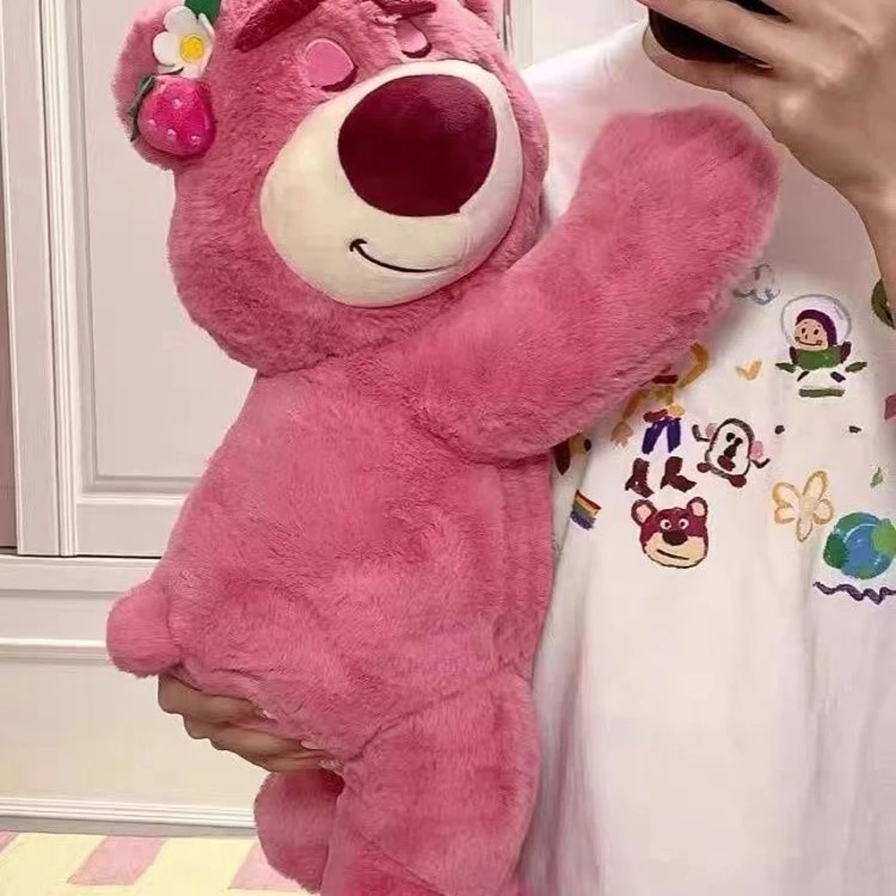 Heißer Disney Toy Story Lotso Nette Bär Erdbeere Sofa Plüsch Kissen Stofftiere Kinder Mädchen Freunde Festivals Geburtstag Geschenk