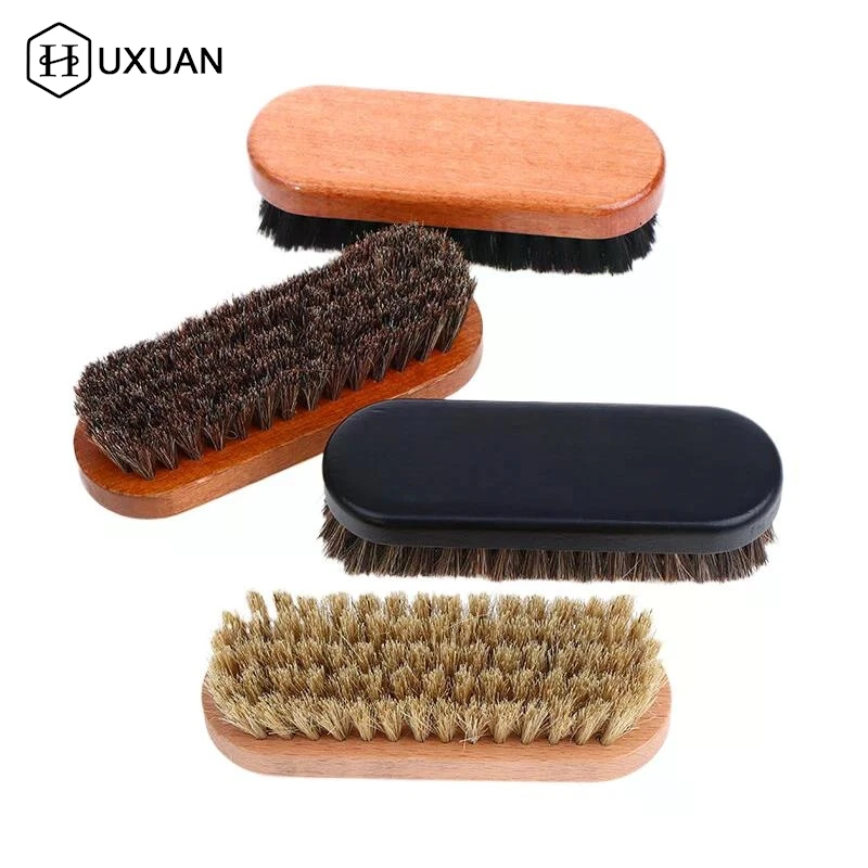 

1PC Handle Dashboard Details Polishing And Cleaning Brush Horse Hair Wood Brush Leather Shoe Care And Cleaning Shoe Brush
