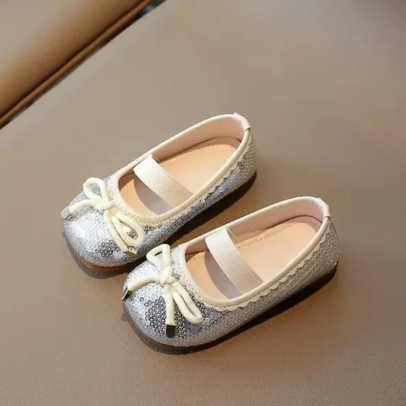 New Vintage Simple Style  Ballet Flats Children Cute Candy Colors Toddler Girl Ballet Flats Girls  Kids Slip-on Leather Shoes