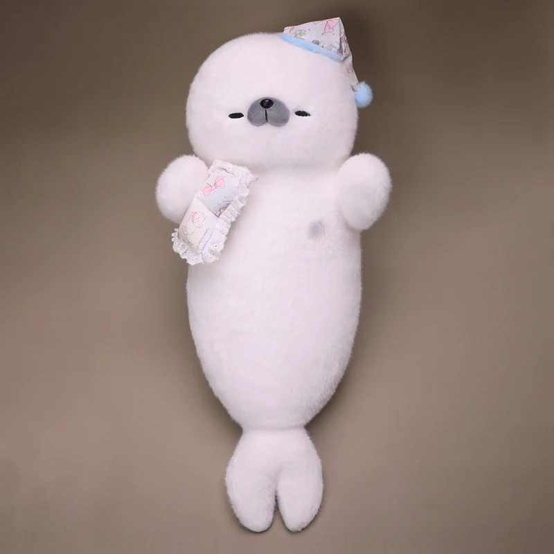 Weiches Plüschtier Niedliches Eisringhaus Tier-Stofftier Plüschpuppe Heim-Schlafzimmer Dekokissen Geschenke für Kinder Mädchen Jungen Geburtstagsparty – Detail 10