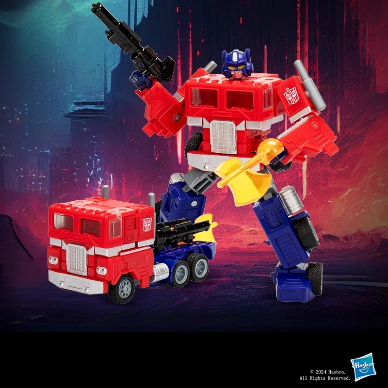 Hasbro genuíno transformadores legado g1 universo animado optimus prime modelo figura de ação menino aniversário presente natal coleção