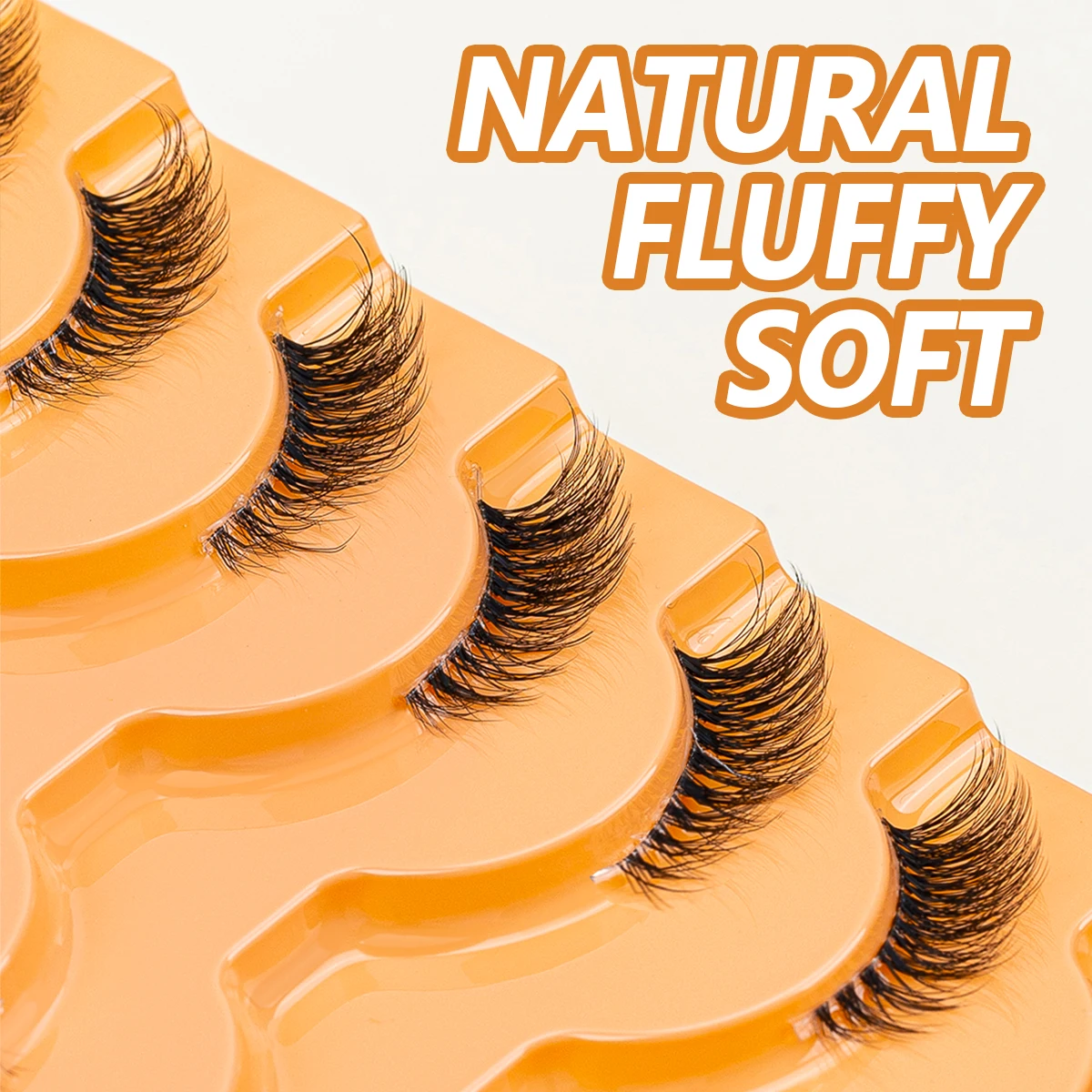 14 Pairs Half Eey Lashes Faux Mink Lashes Natural Fluffy  Eyelashes  Extension Fake Lashes Makeup Tool