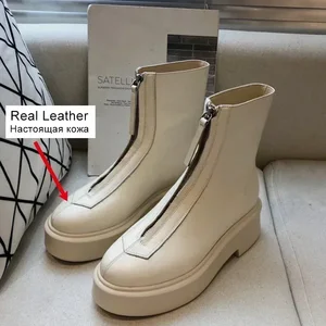 Giày da thực sự của Jozhamta-ANNNE 8 Nền tảng Bán hàng chính Bota - №4