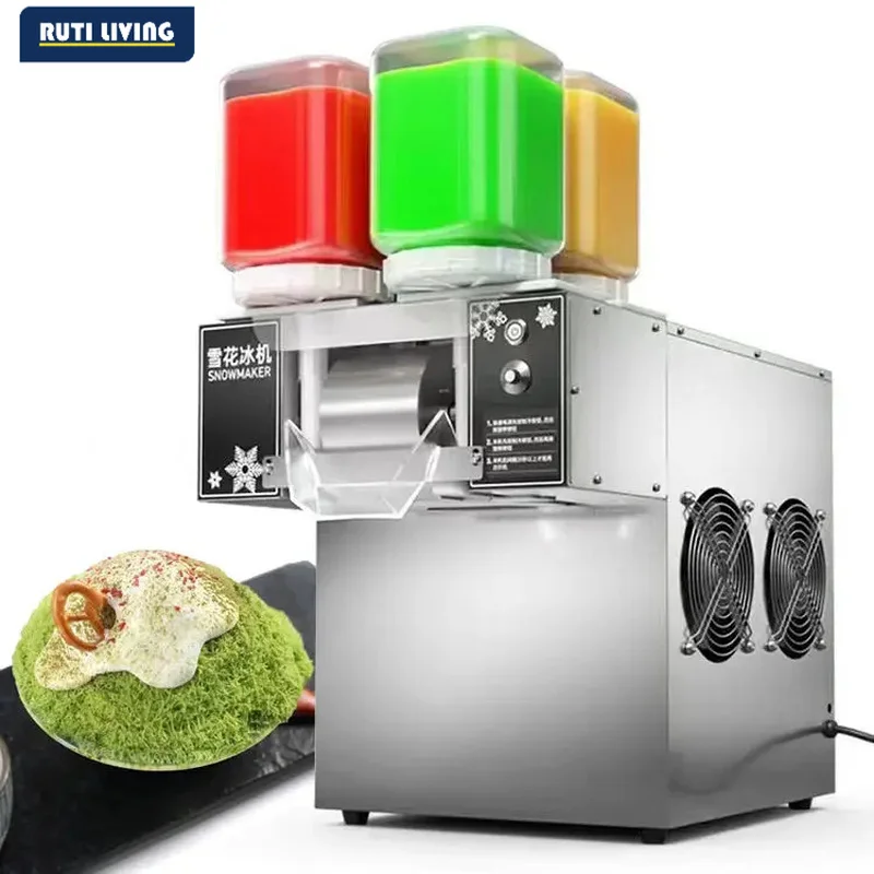Commercial Bingsu Ice Flake Shaved Ice Machine Shave Ice Machines Shaver Snow