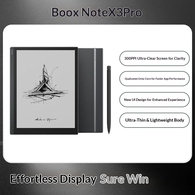 Onyx BOOX NoteX3 Pro High Performance Reading and Writing NoteX3 Handwriting Electronic Paper AI Ink Screen E-Book Reader Tablet