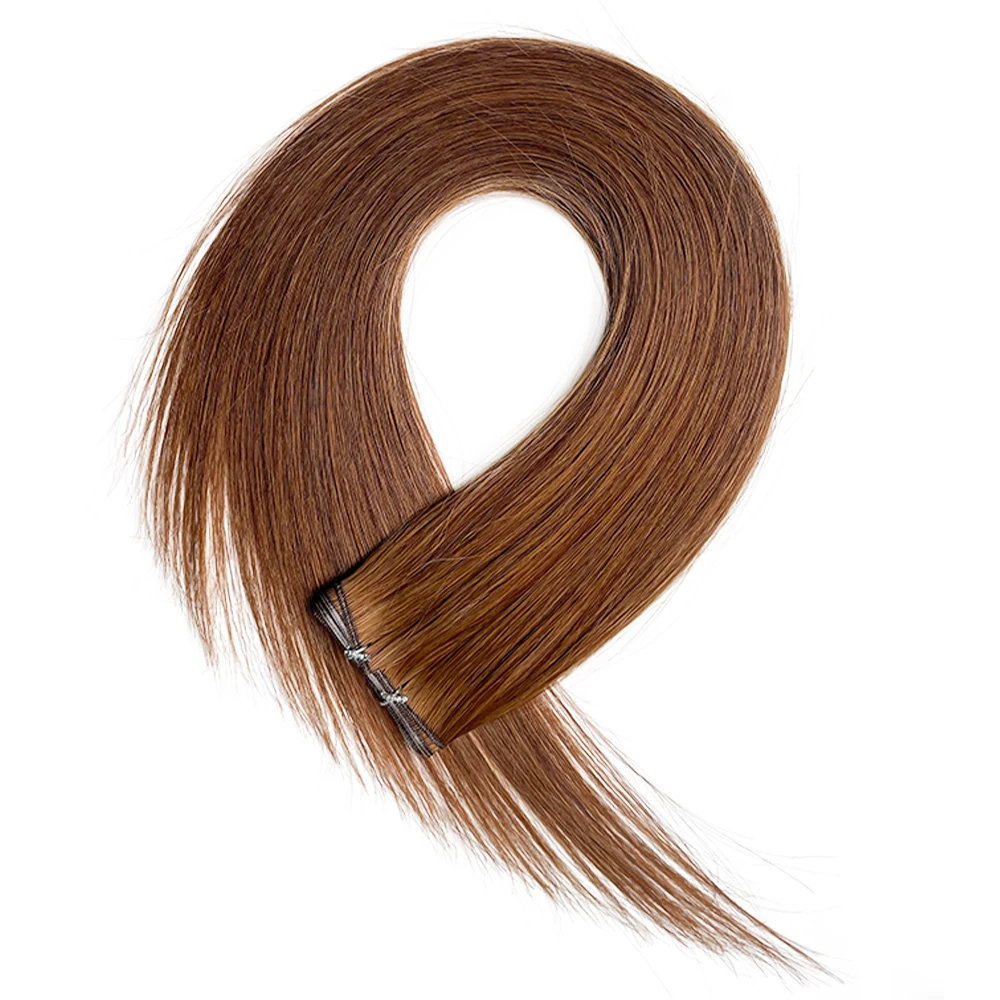 Diyomo Genius Weft Human Hair Extensions 100G Remy Human Hair Onzichtbare Braziliaanse haarextensies Haarbundels