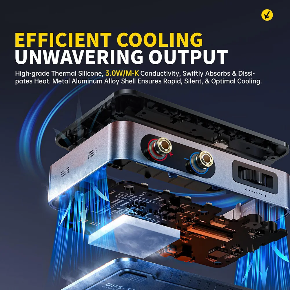 User Friendly Digital Control in DPS150 CNC Power Supply Supports Firmware Upgrades for Enhanced Functionality