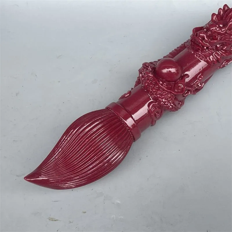 Cinnabar Wenchang pen Purple gold sand High content Panlong student college entrance examination champion gold list title pen Li